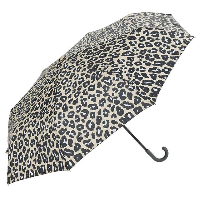 Parapluie canne imprimé léopard
