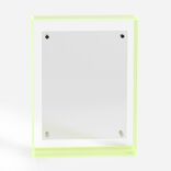 Cadre néon acrylique 21xH4x16cm jaune