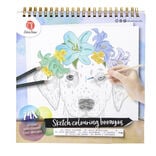 Livre de croquis et coloriage 20x21cm