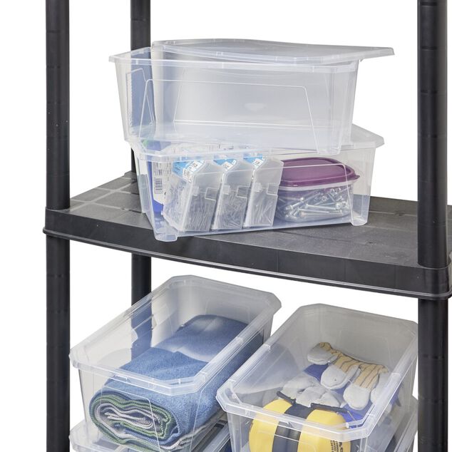 Bo&icirc;te 6L plastique transparent x6