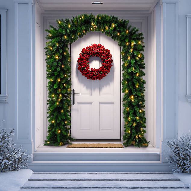 Sapin arche 200 LED H240cm vert