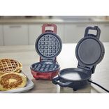 Mini gaufrier rouge 500-600W