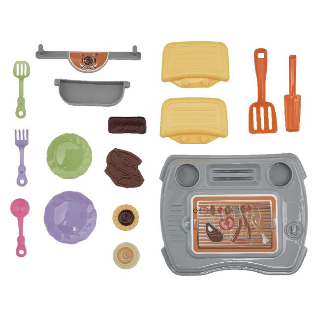 Mallette de jeu barbecue 22 pi&egrave;ces