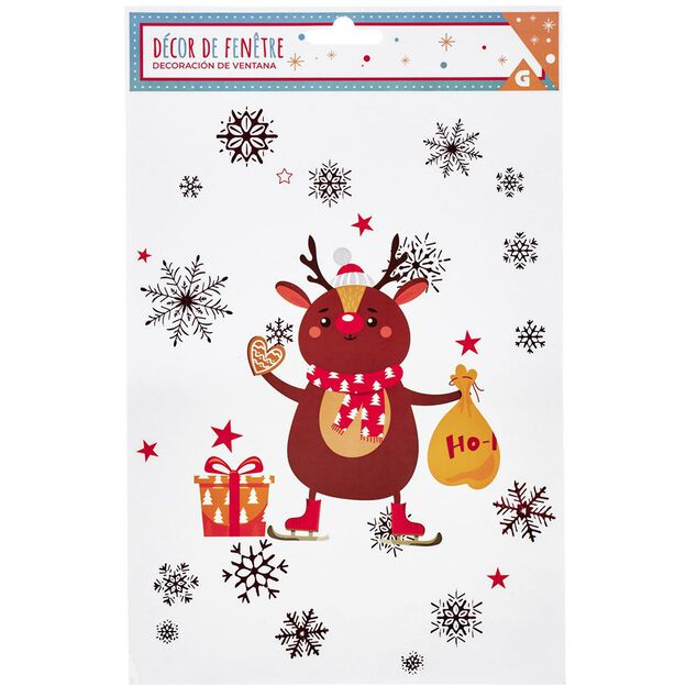 Décoration de Noël électrostatique renne