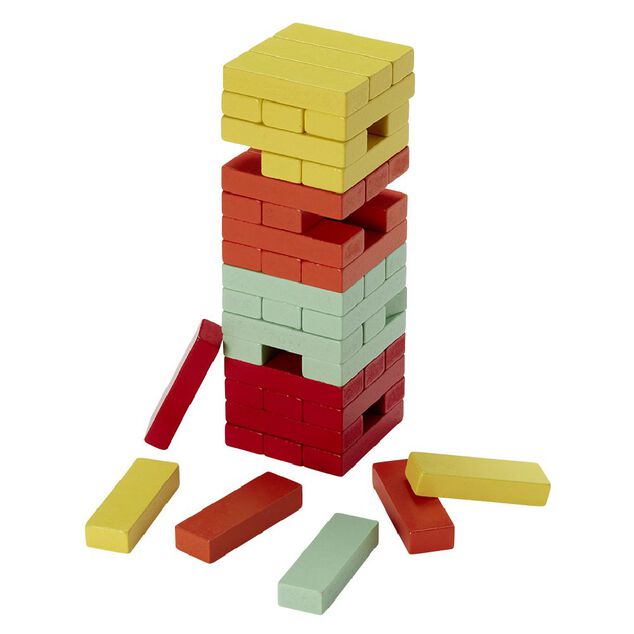 Jeu de construction 48 pi&egrave;ces en bois