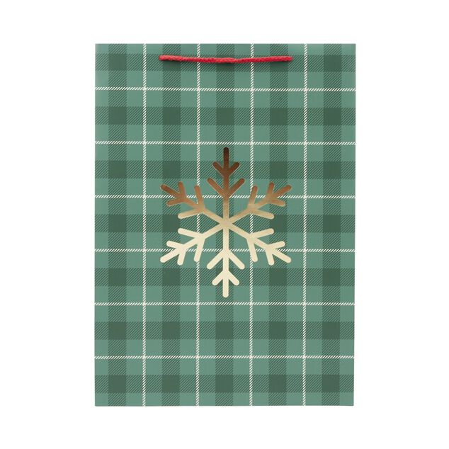 Sac cadeau No&euml;l th&egrave;me fantasia 33x10xH46cm (2 mod&egrave;les)
