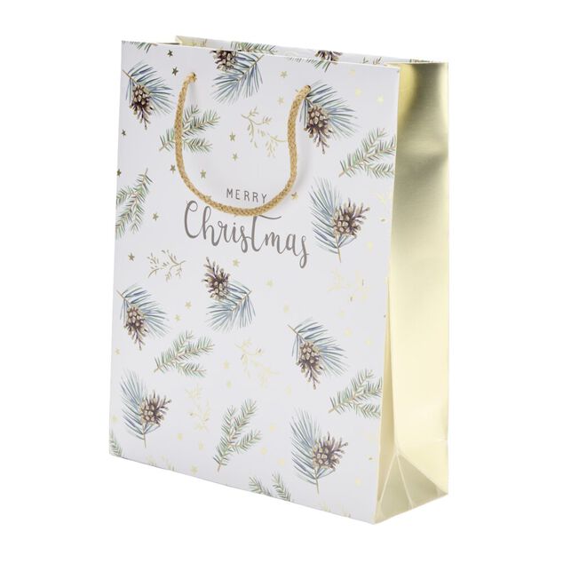 Sac cadeau de No&euml;l moyen mod&egrave;le H32cm (2 mod&egrave;les)