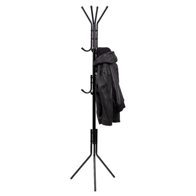 Porte manteau m&eacute;tal noir