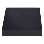 &Eacute;tag&egrave;re murale carr&eacute;e bois noir