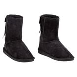 Botte pour enfant fourrée avec un noeud noir brodé à l'arrière T34/35