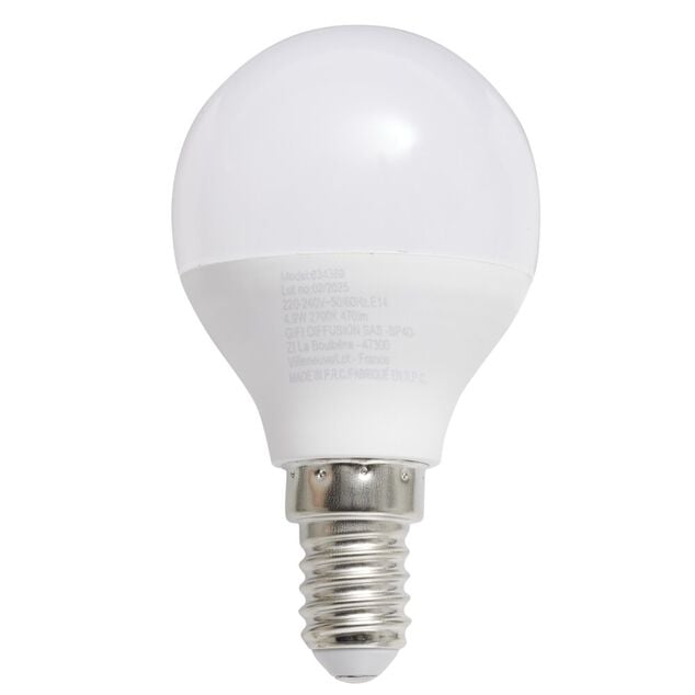Ampoule LED SMD G45 E14 470lm 5,5W