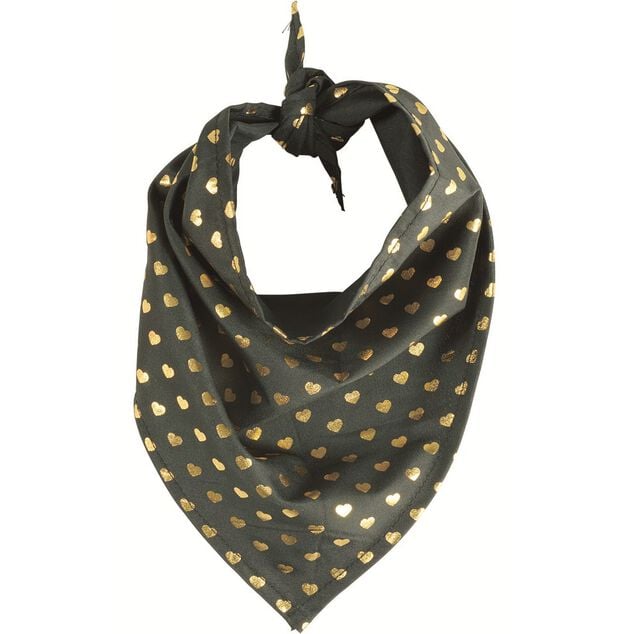 Bandana de No&euml;l pour chien noir