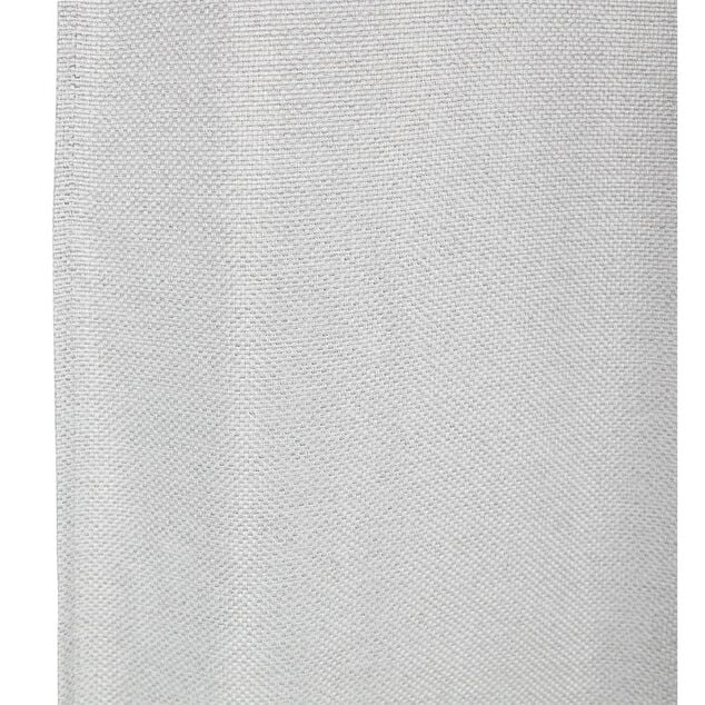 Rideau occultant effet tram&eacute; gris clair 140x240cm