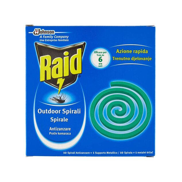 Spirale anti moustiques 10 pi&egrave;ces