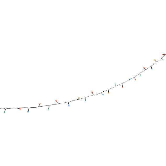 Guirlande électrique 50 Diamants Led Multicolore clignotant 4,9 m