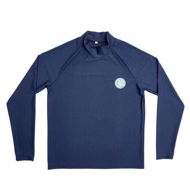 T-shirt manche longue protection UV50 adulte tissu bleu 45x60cm