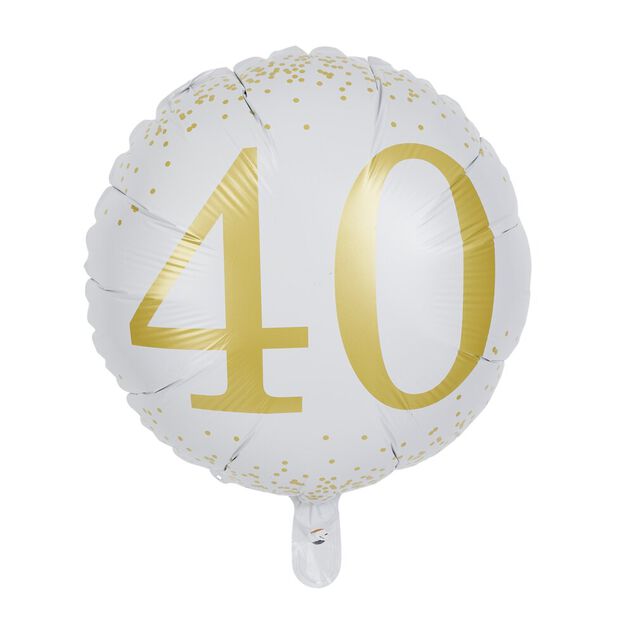 Ballon alu 40 ans &Oslash;46cm