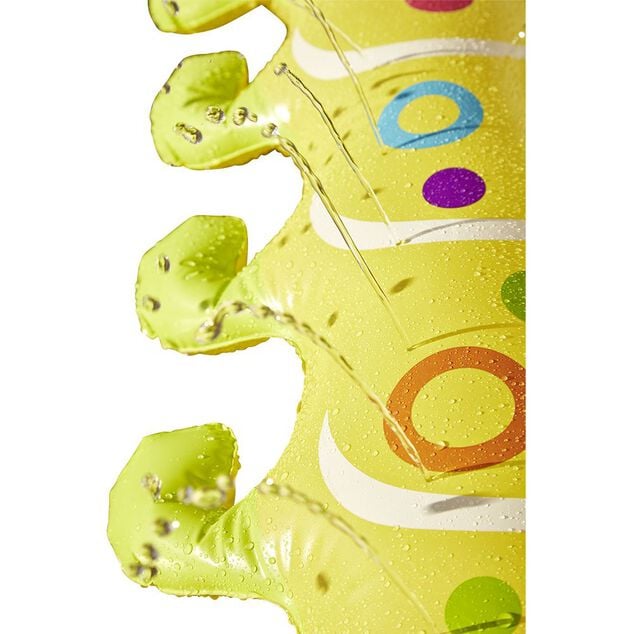 Jet d'eau Chenille gonflable