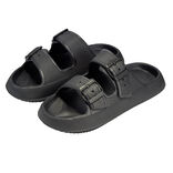 Sandales unisex 2 brides plastique noir 42/43