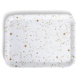 Plateau rectangulaire imprim&eacute; 29x22cm