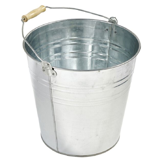 Seau en m&eacute;tal 15 L