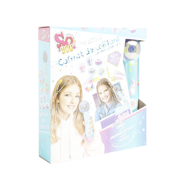 Coffret de coiffure 50 pi&egrave;ces