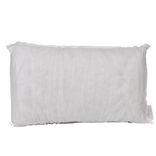 Coussin de rembourrage rectangulaire blanc polyester