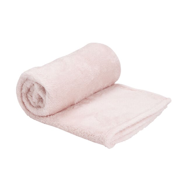 Plaid peluche uni 130x160cm - 4 mod&egrave;les