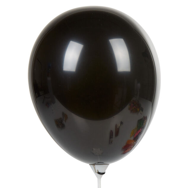 Ballon de baudruche nacr&eacute; dor&eacute; argent&eacute; noir x20
