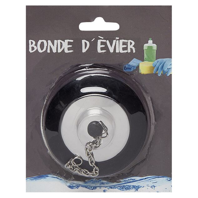 Bonde d'évier en acier