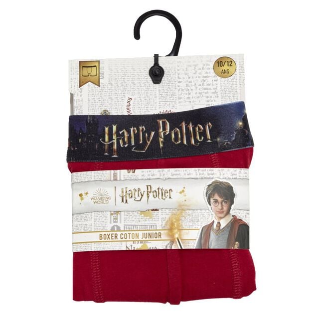 Boxer enfant polycoton Harry Potter (plusieurs  mod&egrave;les)