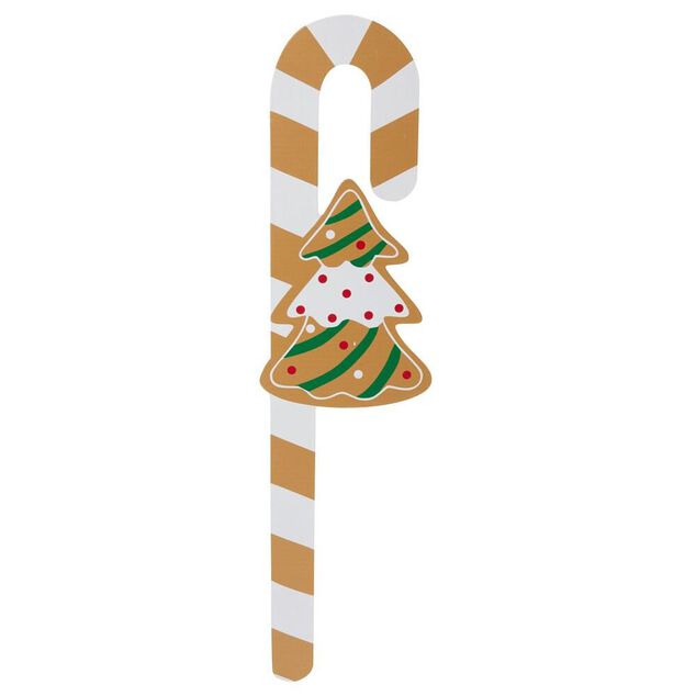 Pancarte sucre d'orge en bois H53,5cm