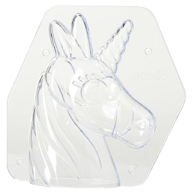 Moule &agrave; chocolat licorne 3D P&acirc;ques