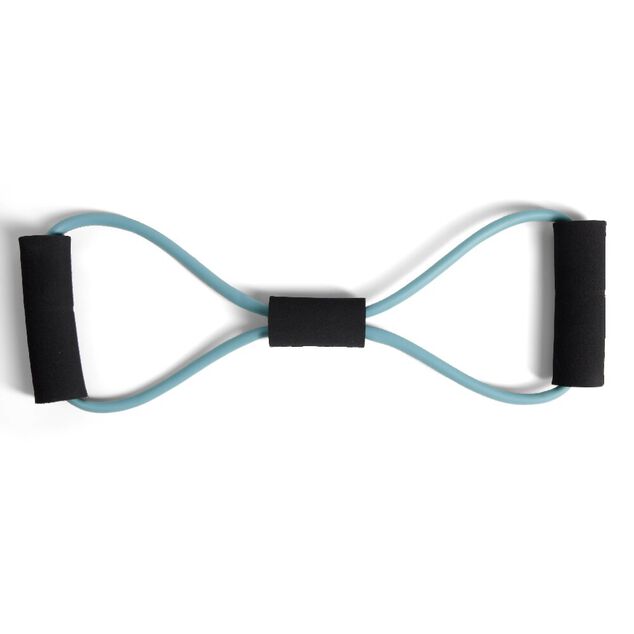 Corde de r&eacute;sistance fitness 1800mm bleu ou rouge