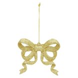 Noeud de Noël à paillettes à suspendre