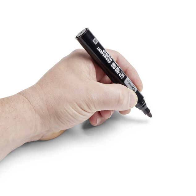 Lot de 2 marqueurs rouge et noir