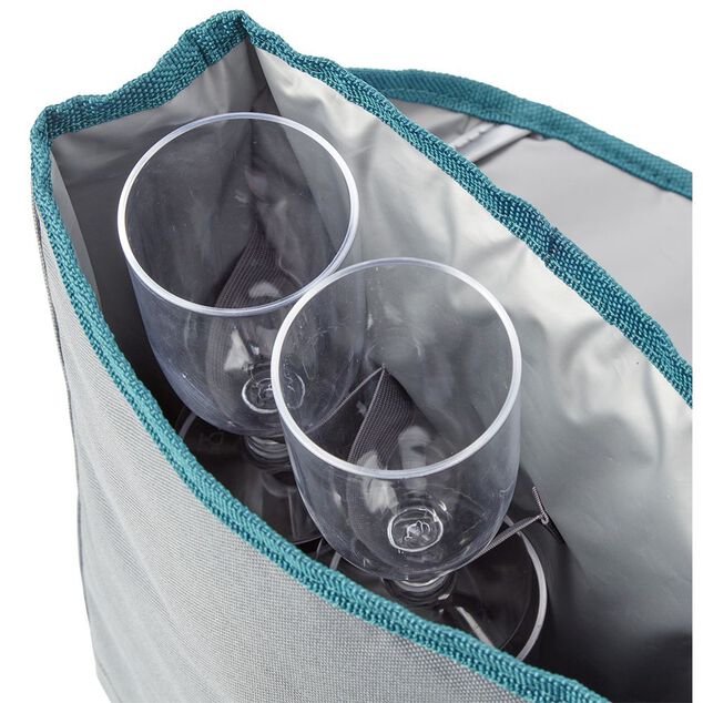 Sac fra&icirc;cheur avec 4 verres pique-nique