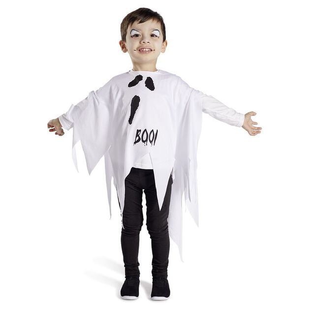 D&eacute;guisement enfant Halloween fant&ocirc;me blanc - Taille unique