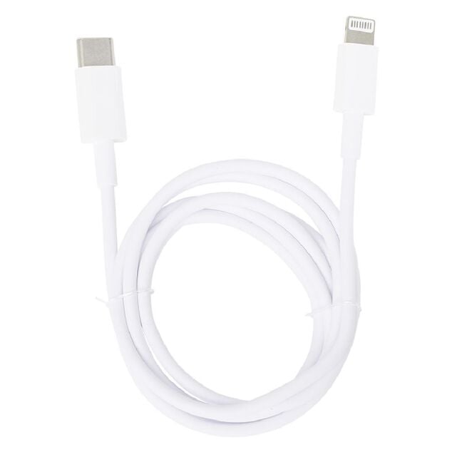 Câble USBC lightning blanc 1m