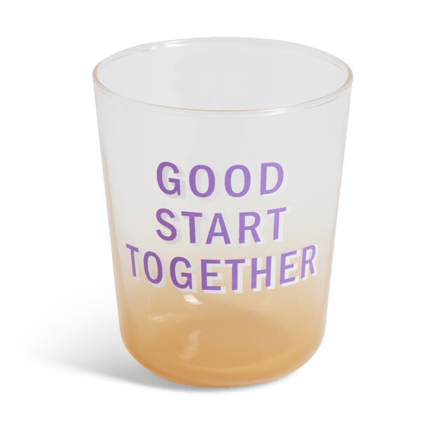 Verre color&eacute; avec message 315ml
