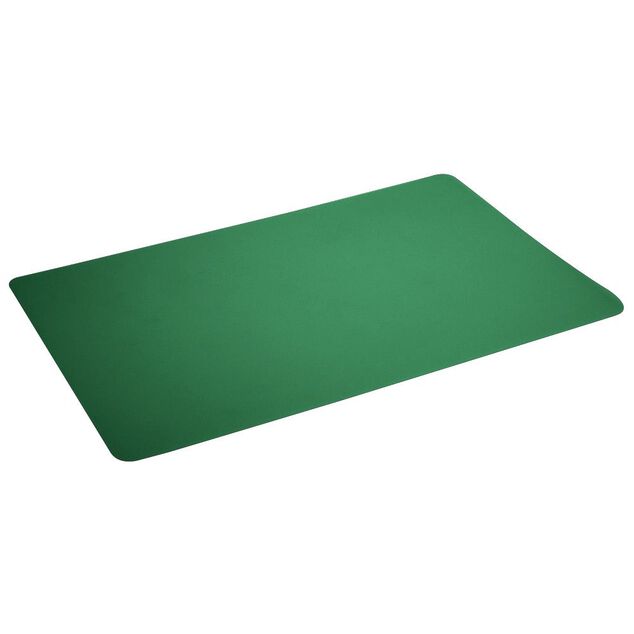 Set de table rectangulaire plastique vert clair uni
