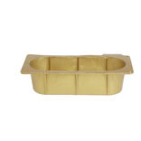 Moule &agrave; buche savarin silicone 28x12xH6,2cm