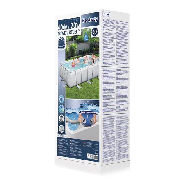 Piscine tubulaire rectangulaire 404 x201xH100cm Bestway