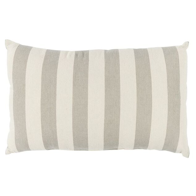 Coussin d&eacute;co 30x50cm bayad&egrave;res beige