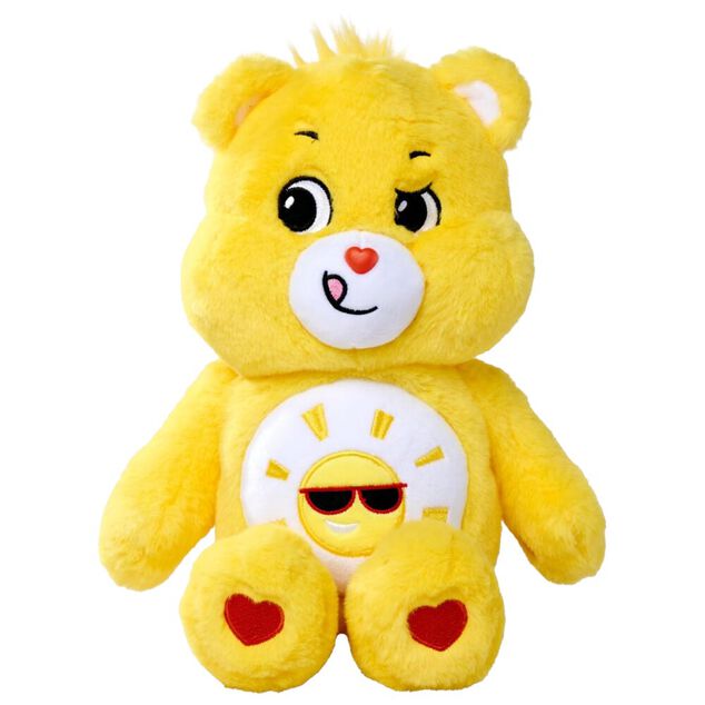 Peluche Bisounours assis multicolores 28x26xH35cm (6 mod&egrave;les)
