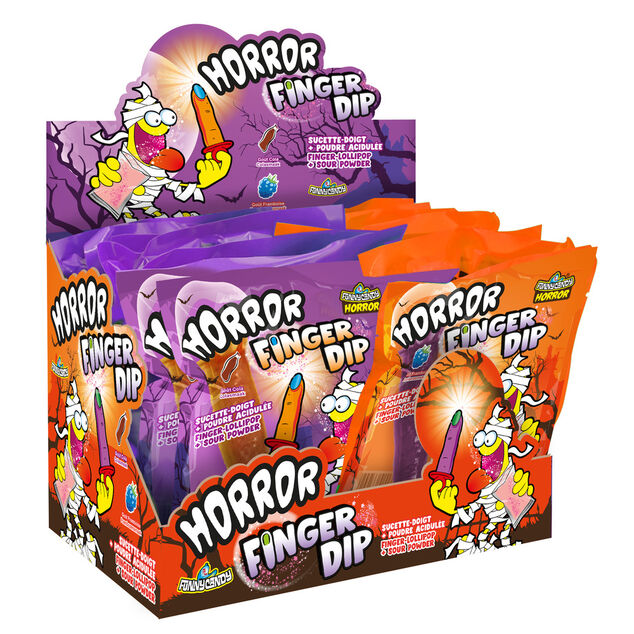 Bonbon Halloween sucette forme doigt