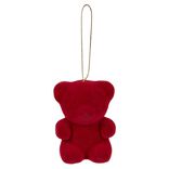 Ours rouge à suspendre Noël x5