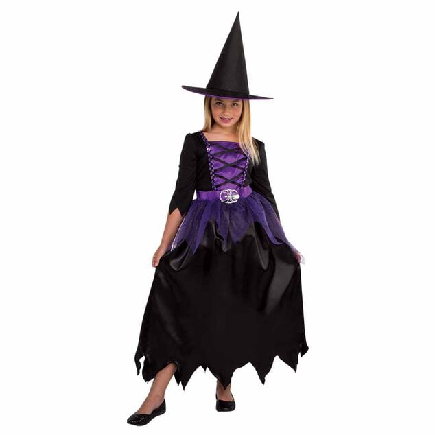 D&eacute;guisement enfant Halloween sorci&egrave;re 11/14 ans