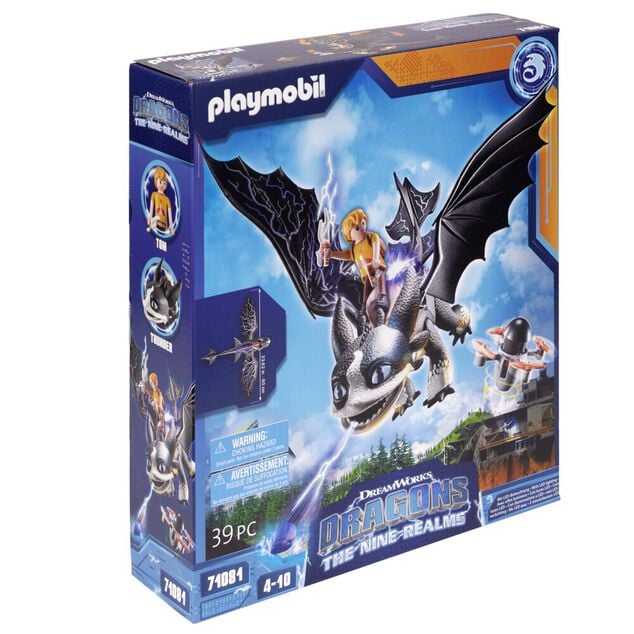 Dragons Playmobil 39 pi&egrave;ces 38xH34,5cm
