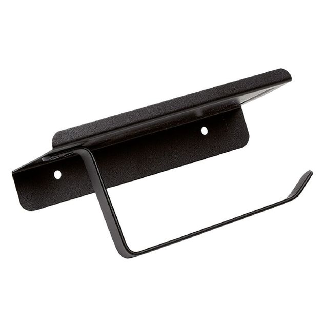 D&eacute;rouleur de papier WC m&eacute;tal noir